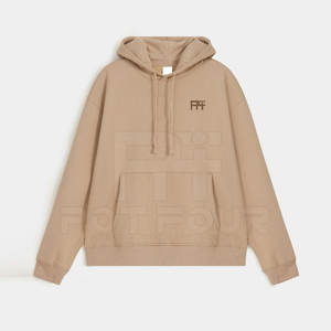 เสื้อฮู้ดสวมหัวสำหรับผู้ชายดีไซน์แบบกำหนดเองไซส์ใหญ่ลำลองสีพื้นสำหรับฤดูหนาวพิมพ์ลายดิจิตอล - Product Image 1