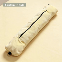 Oreiller de voyage multifonctionnel en forme de U, rembourré et gonflable, pour vêtements et accessoires, en peluche douce, pour voyages d'affaires