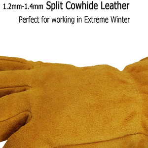 Gants de travail d'hiver isolés parfaits pour les tâches en plein air en montagne Gants de travail d'hiver offrant une protection multicouche épaisse - Product Image 5