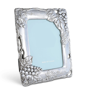 Marco DE FOTOS duradero de lujo moderno de aluminio con patrón perforado de hoja para decoración de hogar y oficina regalo de devolución - Product Image 1