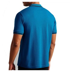 Top qualité broderie Logo doux soie coton été polos à manches courtes hommes grande taille polos - Product Image 5