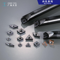 Série d'alésage Fraise en carbure de tungstène Personnalisable DCMT07020/070202/11T301/11T302-ZJW pour le tournage d'insertion de trou intérieur