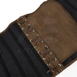 Corsé de Mujer de Primera Calidad, Cómodo, Transpirable, con Control de Abdomen, Diseño de Cierre de Gancho y Ojo, Tela de Cuero - ¡Gran Venta! - Product Image 4