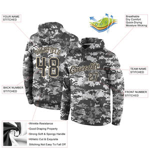Sudaderas con capucha de sublimación con estampado de camuflaje para adultos, sudaderas con capucha Unisex de ajuste Regular para hombre, de talla grande sudaderas con capucha, nombre de número personalizado - Product Image 4
