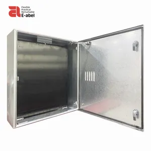 Caja de distribución galvanizada personalizada de bajo precio IP66 IP65 caja de metal de montaje en pared caja de metal eléctrica