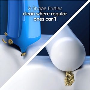 Têtes de brosse à dents électriques Oral-B Pro Cross Action, poils en forme de X et angulaires pour une élimination plus profonde de la plaque dentaire, lot de 8 têtes de brosse à dents - Product Image 4