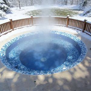 Mini spa de jardin en fibre de verre chauffé de 2 m, piscine hors sol pour enfants avec couleur personnalisable, résistant aux UV et à la corrosion - Product Image 4