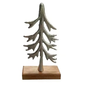 Árbol de Navidad Metálico Decorativo, Escultura Decorativa para Festividades, Árbol de Navidad para el Hogar y Regalos, Figura Metálica - Product Image 5