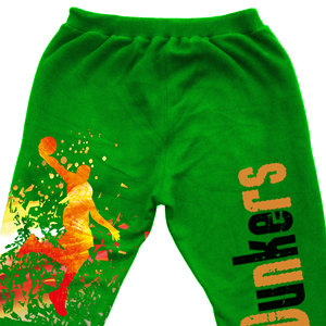 Custom Rhinestone Screen Print Lightweight Woolen 100% Cotton Eco-Friendly Straight <b>Bleach</b> Washed Jogger Men's Pants - Product Image 2
