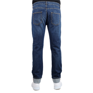 Made in Italy Private Label <b>Jeans</b> Casual Slim Fit <b>Elastic</b> Fabric Basic Wash for Wholesale 98%cotton 2% Ea - Product Image 3