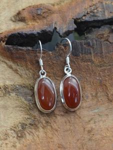 Boho Style 925 Sterling Silver Cornaline Gemstone Boucles D'oreilles Bijoux À La Main Boucles D'oreilles En Argent Bijoux Pour Femmes Cadeau De Mariage Pour - Product Image 2