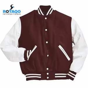 Veste universitaire pour homme, veste de baseball, veste bomber, sweat-shirt vintage, vêtements décontractés unisexes, vêtements de rue avec patch - Product Image 1