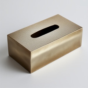 Boîte à mouchoirs en métal au design élégant, offrant une décoration de pièce élégante, un look moderne et lisse, une construction durable, un rangement pratique - Product Image 6