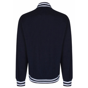 Chaqueta de béisbol personalizada de alta calidad para hombre Cuello redondo Varsity Fleece para invierno Precio Wind Break para actividades al aire libre - Product Image 6