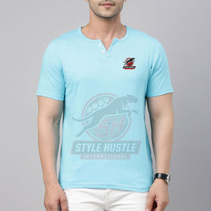 เสื้อยืดเฮนลีย์ดีไซน์เฉพาะสั่งทำพิเศษ เสื้อยืดเฮนลีย์รุ่นใหม่ เสื้อยืดเฮนลีย์ไซส์ใหญ่ แห้งเร็ว - Product Image 3