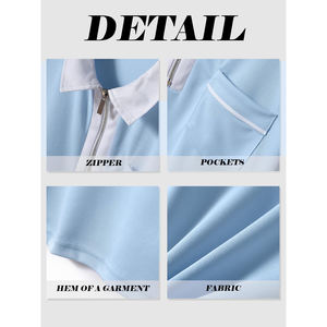 เสื้อโปโลผู้ชายแบบสปอร์ต ปัก/สกรีนโลโก้ตามสั่ง ขายส่ง แห้งเร็ว เหมาะสำหรับธุรกิจและออฟฟิศ - Product Image 5