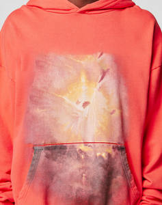 ผู้ผลิตเสื้อฮู้ดดี้สตรีทแวร์แฟชั่นใหม่ พิมพ์ลาย DTG ขนาดใหญ่พิเศษ แบบ OEM ผ้าฝ้าย 100% คุณภาพสูง - Product Image 5