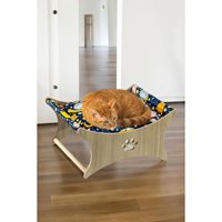 Hamac pour animaux de compagnie élégant et confortable pour chats et chiens, mobilier pour animaux de compagnie avec balançoire confortable pour amis à fourrure TR