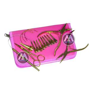 ชุดอุปกรณ์ต่อผมทำจากสแตนเลสสีทองชุดเครื่องมือสำหรับต่อผมทำโลโก้ตามสั่ง - Product Image 2