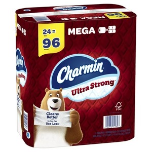Charmin-Ultra Strong Toilet <b>Paper</b>, 24 = 96 Mega Rolls - Product Image 6