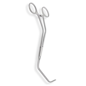 Abrazadera Vascular Satinsky hecha a medida, abrazadera de oclusión tangencial atraumática Debakey metálico de acero quirúrgico de 9 pulgadas - Product Image 3