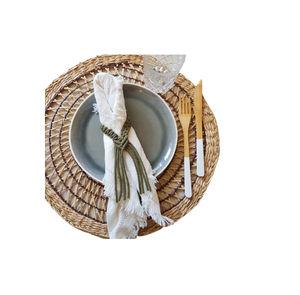 Fancy Design Round Mesh Classic Braided Rattan <b>Napkin</b> Rings for Dinning Table <b>Parties</b> for Everyday - Product Image 5