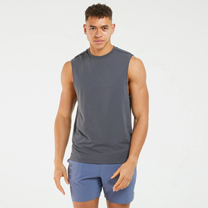 2023 Summer New <b>Sports</b> Yoga <b>Vests</b> Quick Drying Fitness Bottoming Wholesale Gym Wear New Style Tank Top for <b>Men</b> - Product Image 1