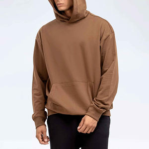 Sudaderas con Capucha de Algodón Lisas, Ajustadas, Personalizadas para Invierno, Sudadera con Capucha Unisex para Hombre, Tallas Grandes al por Mayor - Product Image 4