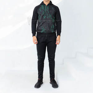 Conjunto de chándal para hombre Sudadera con capucha cómoda con pantalones de Jogger a juego Conjunto de chándal de moda para hombre - Product Image 4