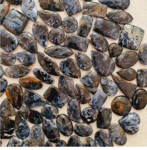 พลอยเพียเทอร์ไซต์ทรงหลวม3มม. พลอยเจียระไนทรงรีโมราธรรมชาติ - Product Image 4