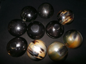 ชามเขาสัตว์ทำด้วยมือแท้ทนทานและใช้งานได้หลากหลายด้วยงานฝีมือรูปพระจันทร์เสี้ยว - Product Image 4