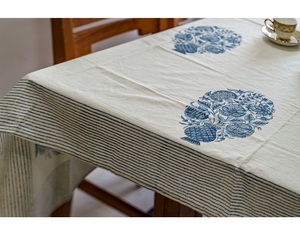 Elegant Floral PVC Dining <b>Table</b> <b>Cover</b> Durable Waterproof Modern Family-Use Home Restaurant Event Decor Soft Comfortable Woven - Product Image 3