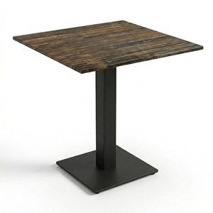 Muebles Modernos para Restaurantes y Hoteles con Diseño Personalizado, Tablero de Mesa de Laminado de Alta Presión (HPL) de 70x70 80x80 - Product Image 2