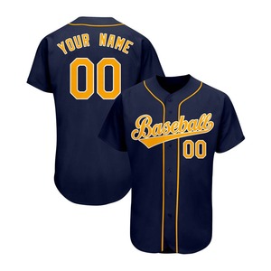Nuevo diseño impreso sublimación camiseta de béisbol para adultos Unisex personalizable manga corta 100% poliéster antibacteriano rápido - Product Image 2