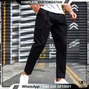 Vente en gros Pantalon cargo pour hommes pantalon cargo de piste de jogging pantalon cargo en coton personnalisé pantalon slim pour hommes - Product Image 2