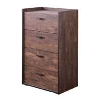 Table de chevet haute personnalisable de style moderne pour chambre et appartement, en panneaux de particules/MDF avec finition stratifiée papier