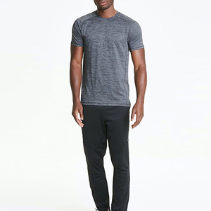 Camiseta deportiva de gimnasio para hombre, Camiseta de cuello redondo de gran tamaño, camisetas de fitness para hombre con servicio OEM, nuevo estilo, venta al por mayor - Product Image 2