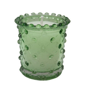 Bougie Votive ronde en verre avec cire de couleur verte, Design classique en métal pour la maison et la décoration du Ramadan, personnalisée en vrac - Product Image 5