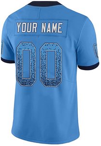 Maillot de football américain personnalisé de style joueur professionnel avec sublimation, protection UV anti-humidité, options de tailles plus grandes - Product Image 4