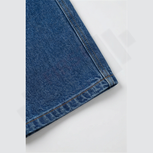 Pantalones Vaqueros de Mezclilla Azul Deslavado, Estilo Informal, Ajuste Regular, Transpirables, Vintage, Rectos, para Hombre, Primavera, Venta al por Mayor - Product Image 6