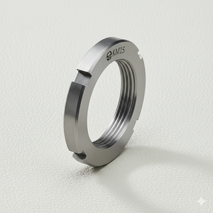 Precision bearing lock nut KM15 Lock Nuts M75X2.0 Precision Metric Bearing Shaft Locknut Stainless Steel <b>adapter</b> sleeve nut - Product Image 3