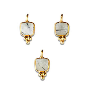 เครื่องประดับอัญมณี4มม. ทำด้วยการชุบทองสำหรับทำเครื่องประดับอัญมณีสีเงินสเตอร์ลิง925แบบแฟนซี - Product Image 3