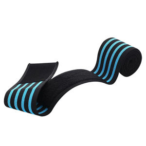 Weightlifting Heavy Duty Elastic <b>Knee</b> Wraps Breathable Non-Slip Adjustable Support Advanced Protection Customizable Color Logo - Product Image 4