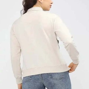 Sudadera con Cuello Redondo para Mujer, Venta al Por Mayor, Logotipo Personalizado, Tallas Grandes, Nueva Moda Casual para Otoño Invierno, Colores Sólidos, Algodón - Product Image 2