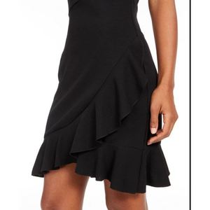 Abito Nero Fit & Flare da Bambina Teeze Me, Scollo all'Americana, Vita Naturale, Traspirante, Stile Gotico, Corto Formale con Motivo Tinta Unita, Taglia 0 - Product Image 3