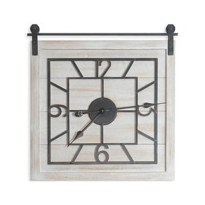 Reloj de pared decorativo con acabado antiguo para interiores de casas vintage Reloj de pared llamativo - Product Image 4