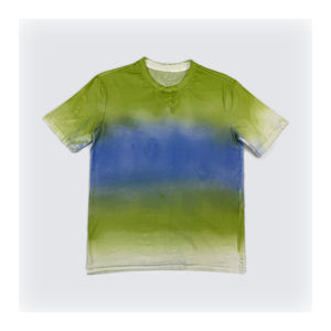 เสื้อยืดผ้าฝ้ายแขนสั้นสำหรับผู้ชายทรงเข้ารูปโลโก้ตามสั่ง - Product Image 4