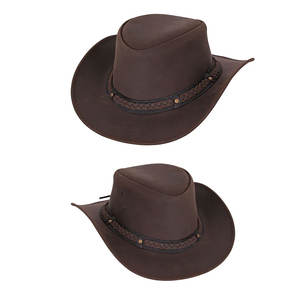 Chapeau en cuir véritable fait main, design personnalisé, couleur personnalisée, service OEM, logo personnalisé, chapeau décontracté pour homme, réglable, pour toutes les saisons - Product Image 6