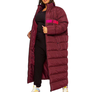 Vêtements à manches longues sur mesure de haute qualité, veste rembourrée en duvet, manteaux d'hiver longs pour femmes, vestes pour femmes - Product Image 5