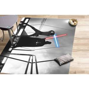 Tapis imprimé Star Wars Darth Vader Luke Skywalker Fight, tapis fin non tissé - Product Image 4